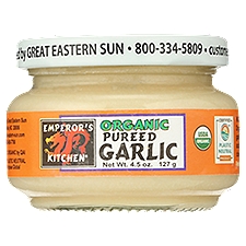 Emperor's Kitchen Organic Pureed Garlic, 4.5 oz