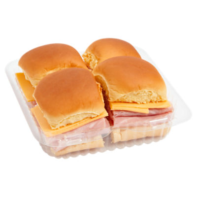 Store Prepared Ham And Cheese Finger Sandwiches, 4 ct