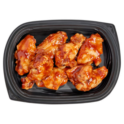 Meal Simple By H-E-B Kansas City-Style BBQ Chicken Wings Large (Sold Hot), Reheating Bbq Chicken