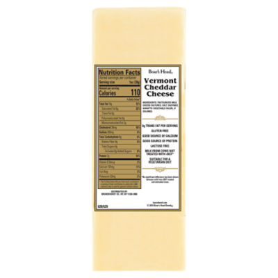 Boar's Head White Vermont Cheddar Cheese