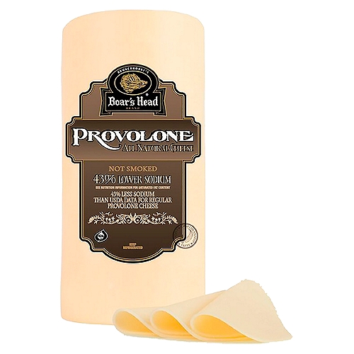 Boar's Head 43% Lower Sodium Provolone Cheese
