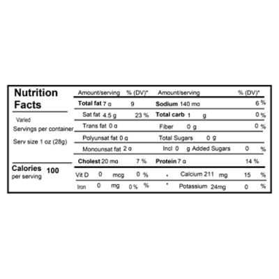 Boar's Head 43% Lower Sodium All Natural Provolone Cheese