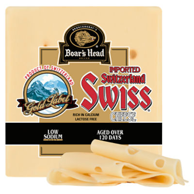 Boar's Head Gold Label Imported Switzerland Swiss Cheese