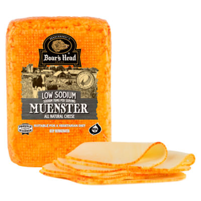 Boar's Head Low Sodium Muenster Cheese