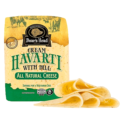 Boar's Head Cream Havarti Cheese with Dill