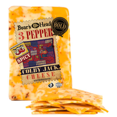 Boar's Head 3 Pepper Bold Spicy Colby Jack Cheese