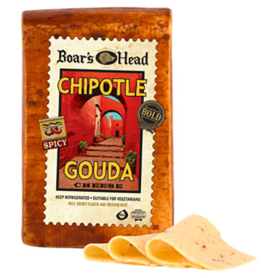 Boar's Head Bold Chipotle Gouda Cheese, 1 pound