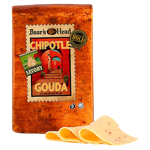 Boar's Head Bold Chipotle Gouda Cheese, 1 pound