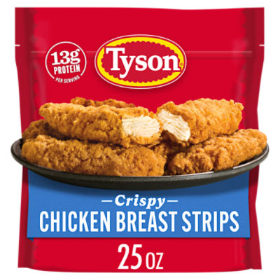 Tyson Fully Cooked Crispy Chicken Strips, 25 oz. (Frozen) The Fresh