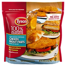 Tyson Breaded Chicken Breast Fillets, 1.56 Pound