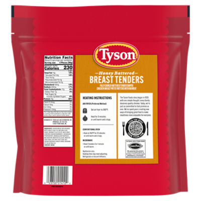 Tyson Frozen Honey Battered Breast Tenders, 25.5 oz