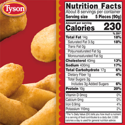 Tyson Frozen Honey Battered Breast Tenders, 25.5 oz
