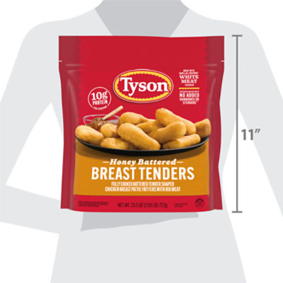 Tyson Frozen Honey Battered Breast Tenders, 25.5 oz