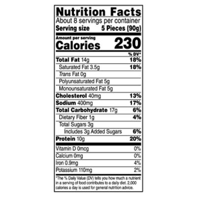Tyson Frozen Honey Battered Breast Tenders, 25.5 oz