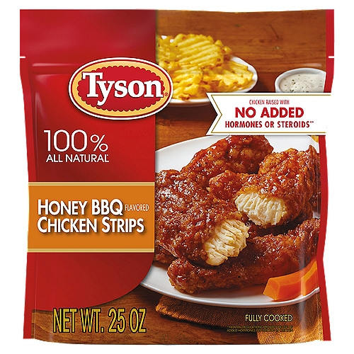 Tyson Honey BBQ Chicken Strips, 25 oz (Frozen)