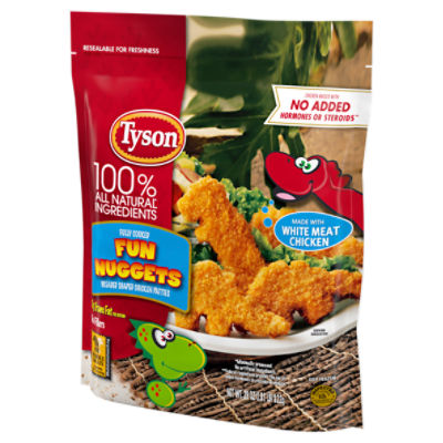 Tyson Fully Cooked Fun Nuggets with Whole Grain Breading, 29 oz 