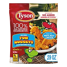 Tyson Fully Cooked Frozen Fun Chicken Nuggets, 29 oz, 29 Ounce
