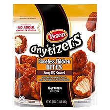 Tyson Any'tizers Honey BBQ Flavored Boneless Chicken Bites, 24 oz