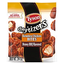 Tyson Any'tizers Honey BBQ Boneless Chicken Bites, 24 oz (Frozen)