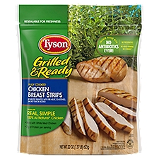 Tyson Grilled & Ready Fully Cooked, Chicken Breast Strips, 22 Ounce