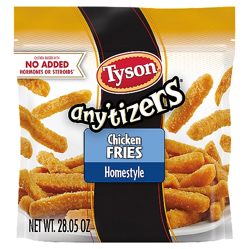 Tyson Any'tizers Homestyle Chicken Fries, 28.05 oz. (Frozen)