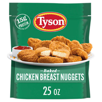 Tyson Air Fried Perfectly Crispy Chicken Nuggets, 25 oz. (Frozen)