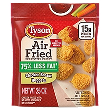 Tyson Air Fried Perfectly Crispy Chicken Nuggets, 25 oz. (Frozen), 708.74 Gram