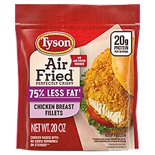 Tyson Air Fried Perfectly Crispy Chicken Breast Fillets, 20 oz. (Frozen), 20 Ounce