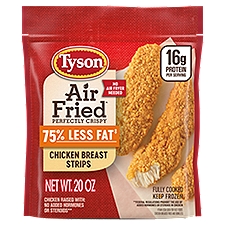 Tyson Air Fried Perfectly Crispy Chicken Breast Strips, 20 oz. (Frozen), 20 Ounce