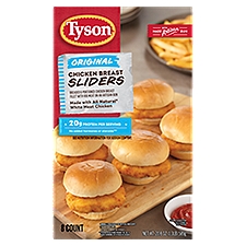 Tyson® Original Chicken Breast Sliders, 20.8 Oz, 8 Count, (Frozen)
