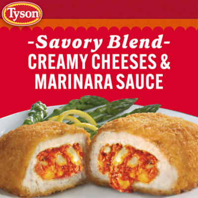 Tyson Frozen Stuffed Chicken Breasts Chicken Parmesan, 2 count