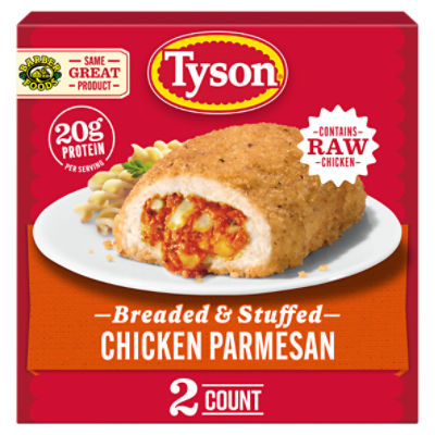 Tyson Frozen Stuffed Chicken Breasts Chicken Parmesan, 2 Count