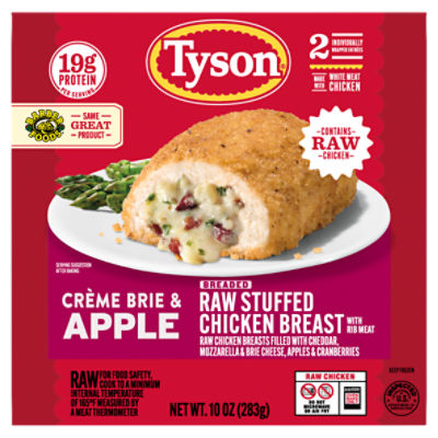 Tyson Frozen Stuffed Chicken Breasts Creme Brie Apple, 2 Count