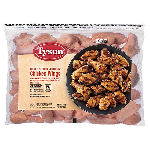Tyson Chicken Wing Sections, 10 lb. (Frozen)