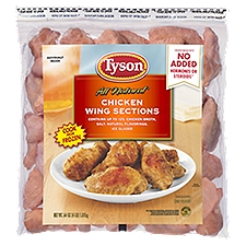 Tyson All Natural Uncooked, Chicken Wing Sections, 64 Ounce