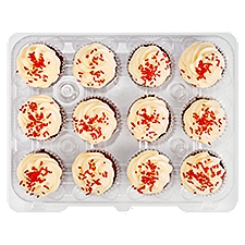 12 Pack Red Velvet Cupcakes, 20 Ounce