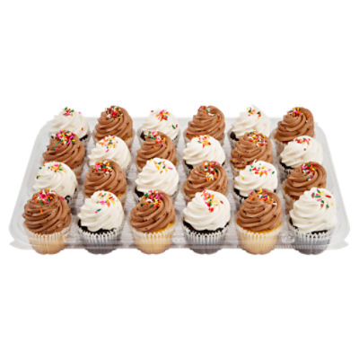24 Pack Assorted Cupcakes, 40 Ounce
