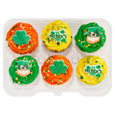 6 Pack Holiday Cupcakes