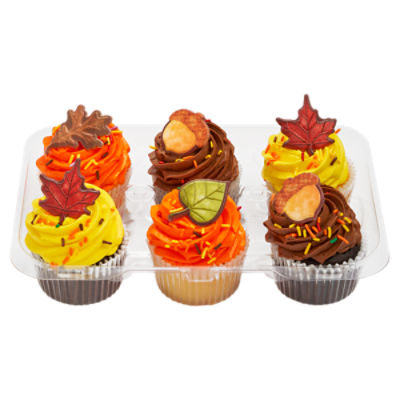 6 Pack Holiday Cupcakes