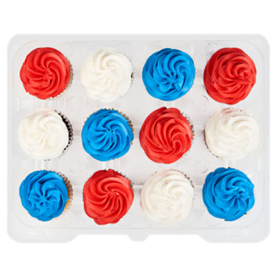 12 Pack Holiday Cupcakes, 20 Ounce