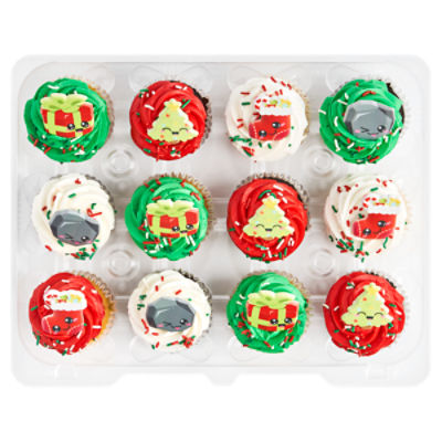 12 Pack Holiday Cupcakes