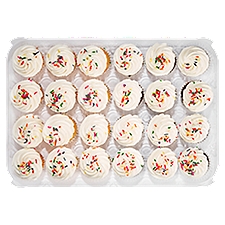 24 Pack Cupcakes With Rainbow Sprinkles, 40 Ounce