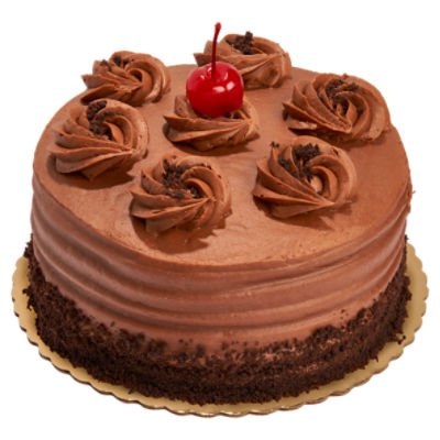 Chocolate Layer Cake With Chocolate Icing, 6 oz, 7 in