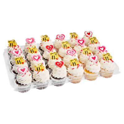 24 Pack Festive Cupcakes