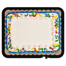 1/8 Sheet Marble Cake with Vanilla Icing, 20 Ounce