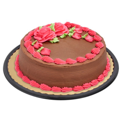10" Yellow Layer Cake with Chocolate Icing