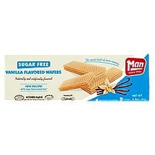 Man Sugar Free Vanilla Flavored Wafers, 6.3 oz