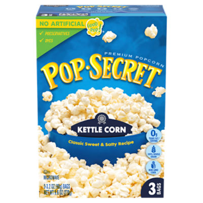  Classic Kettle Corn Popcorn Seasoning, Non-GMO & Gluten Free, Vegan Friendly, Movie Theater, Sweet Low-Calorie Popcorn Seasoning