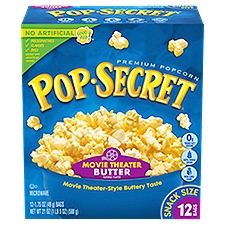 POP SECRET Movie Theater Butter, Premium Popcorn, 21 Ounce
