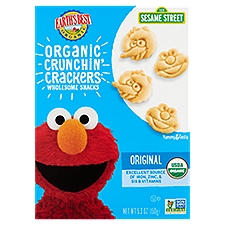 Earth's Best Organic Crunchi̇n' Crackers Snacks, Original Wholesome, 5.3 Ounce